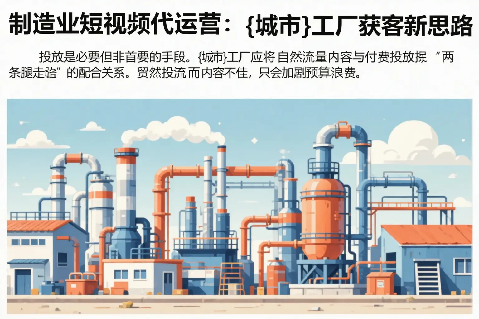 制造业短视频代运营:水富工厂获客新思路